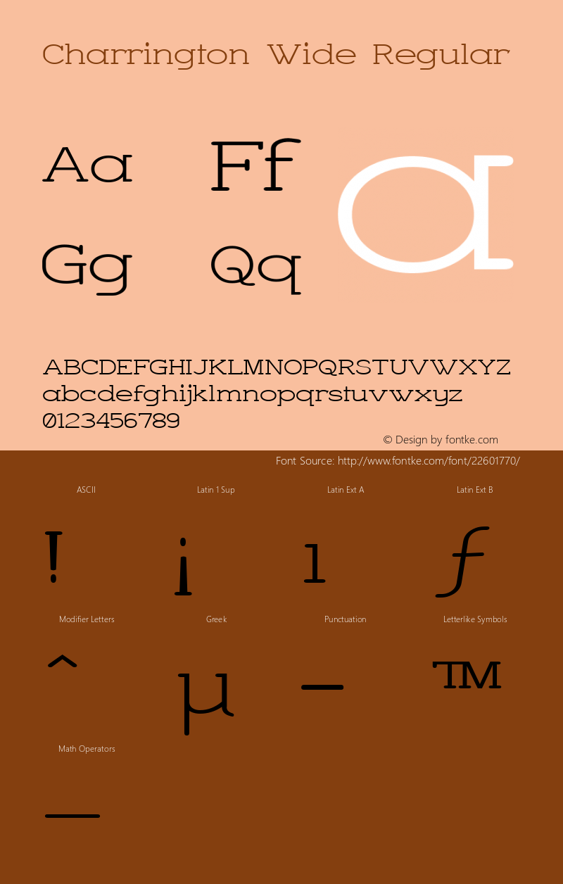 Charrington Wide 1.0图片样张