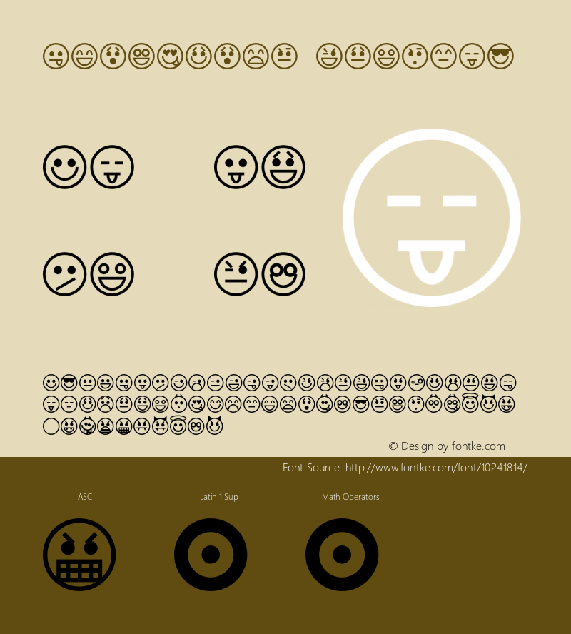 Emoticons Regular 1.0图片样张