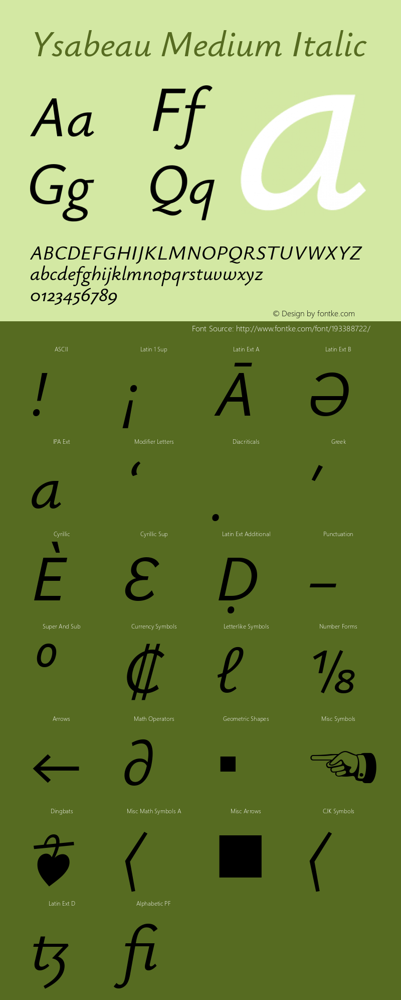 Ysabeau Medium Italic Version 0.023图片样张