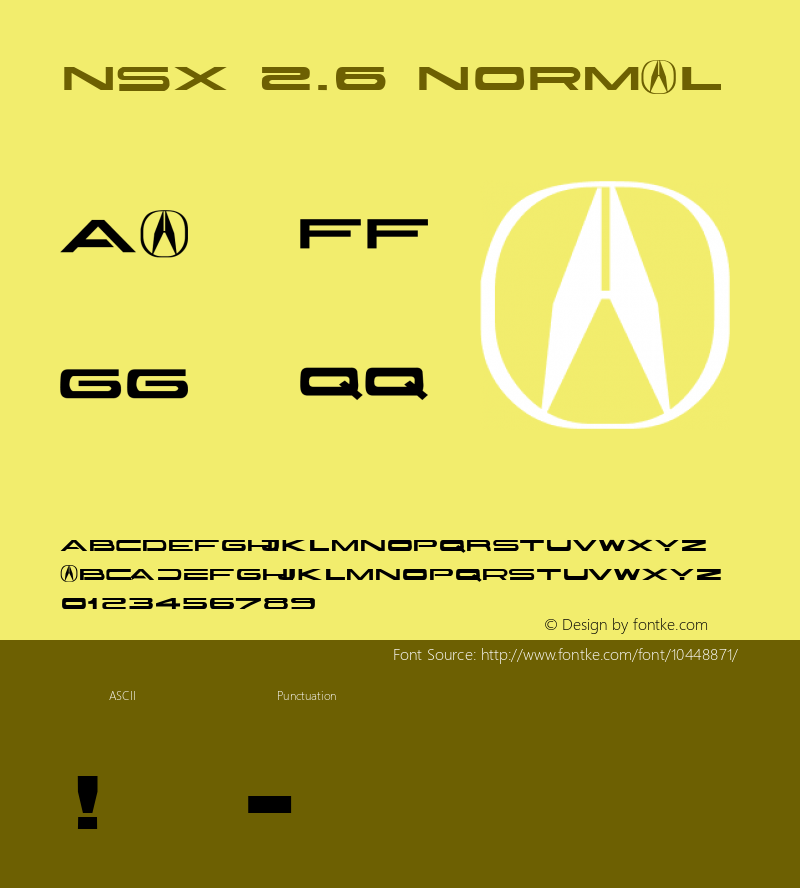 NSX 2.6 Normal Macromedia Fontographer 4.1 5/15/00图片样张