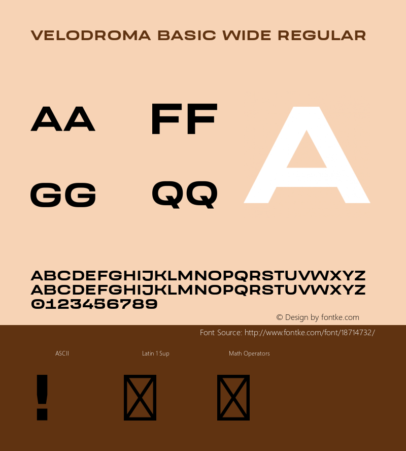 Velodroma Basic Wide Regular Version 1.000;PS 001.000;hotconv 1.0.70;makeotf.lib2.5.58329图片样张