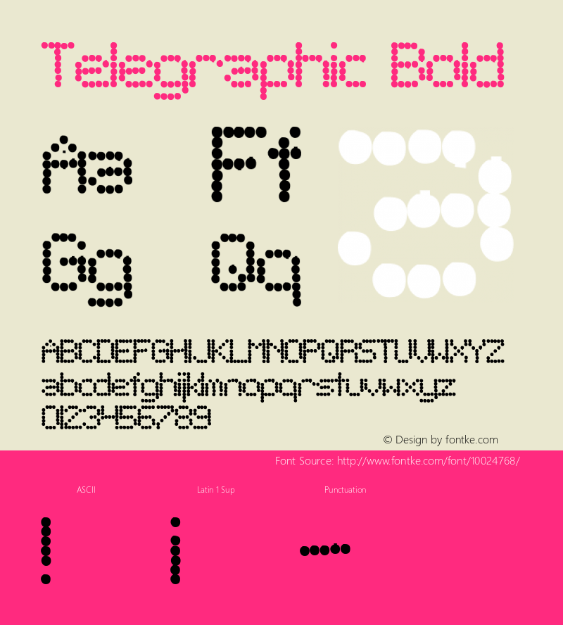 Telegraphic Bold 1.0图片样张