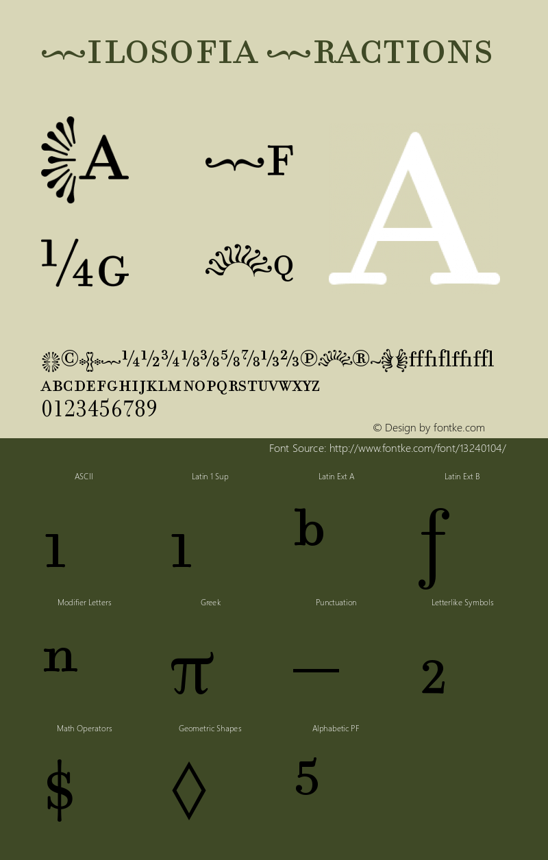 Filosofia Fractions Version 001.000图片样张