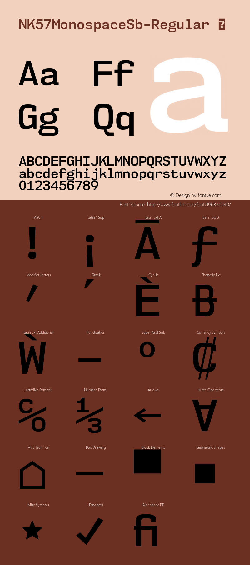 ☞NK57MonospaceSb-Regular Version 1.000;com.myfonts.easy.typodermic.nk57-monospace.semibold.wfkit2.version.4sfL图片样张