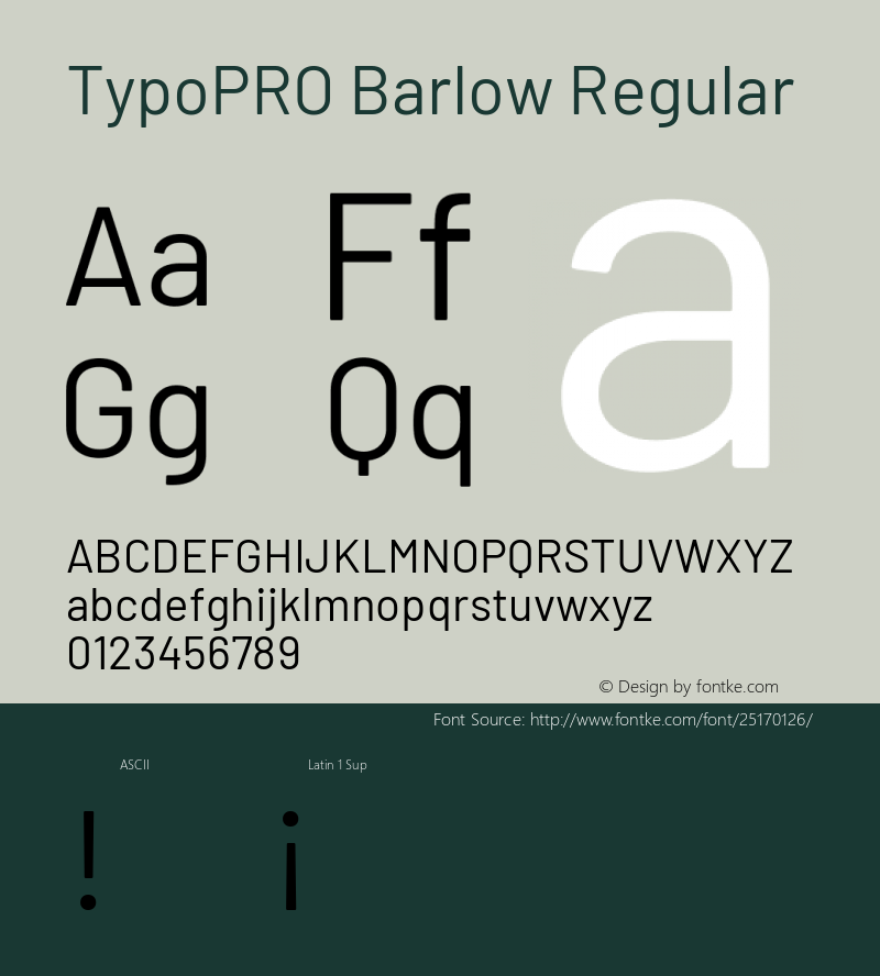 TypoPRO Barlow Regular Version 1.301图片样张