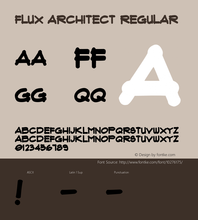 Flux Architect Regular Version 1.00 September 25, 2004, initial release图片样张