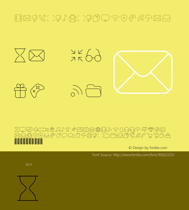 Panton Icons B Regular Version 1.000图片样张