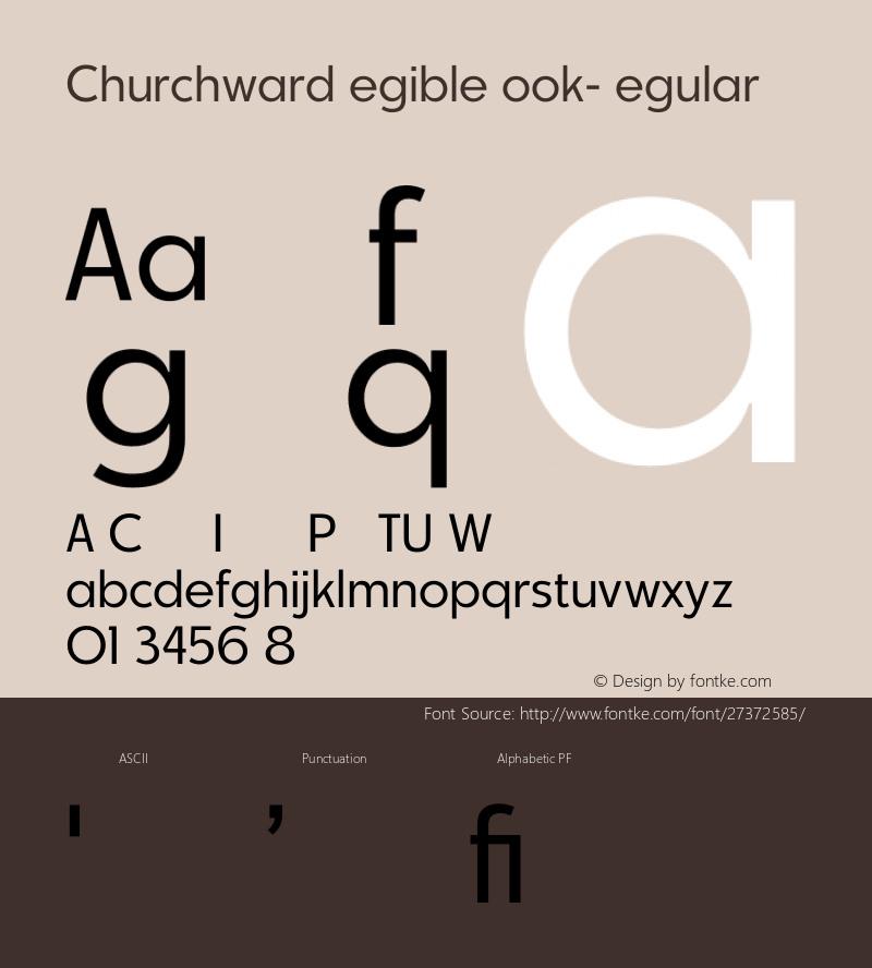 ☞Churchward Legible Book Version 1.000 2013;com.myfonts.easy.blhd.churchward-legible.book.wfkit2.version.3X9L图片样张