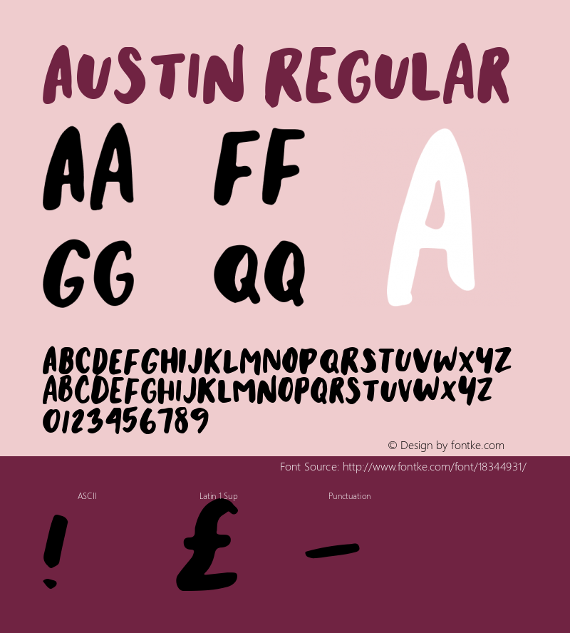 Austin Regular Version 1.000图片样张