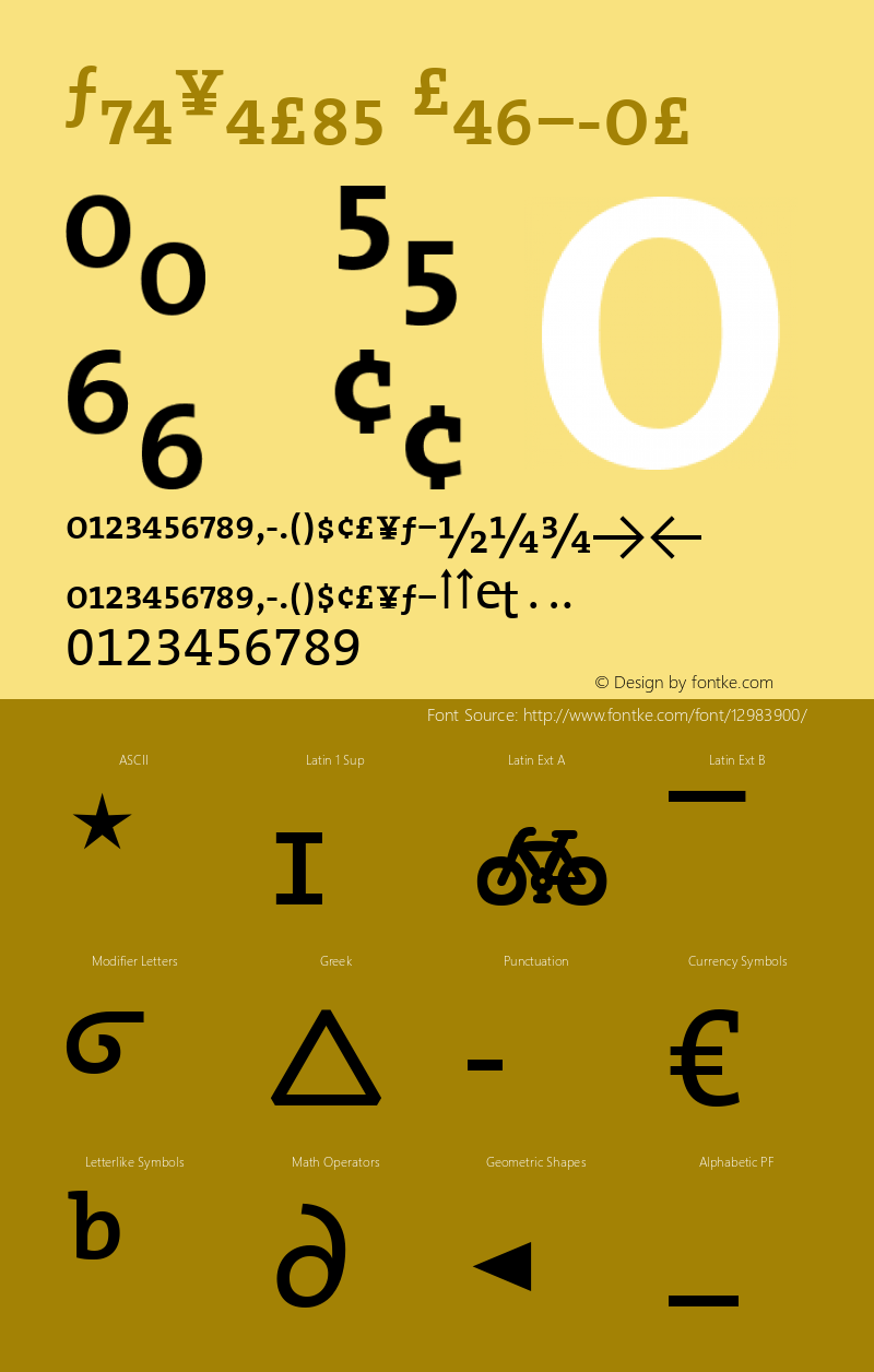 TheSerif Regular 1.0图片样张