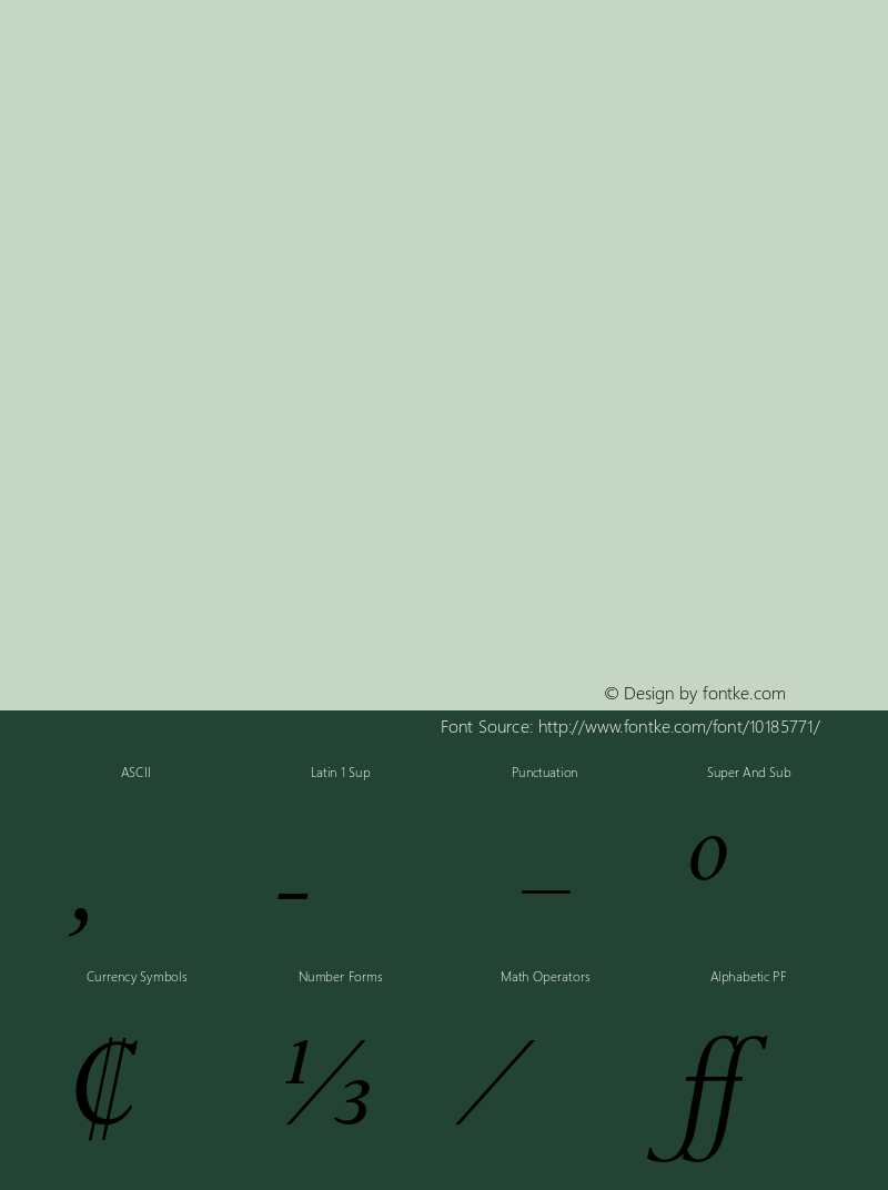 Perpetua Exp Italic OTF 1.0;PS 001.000;Core 1.0.22图片样张