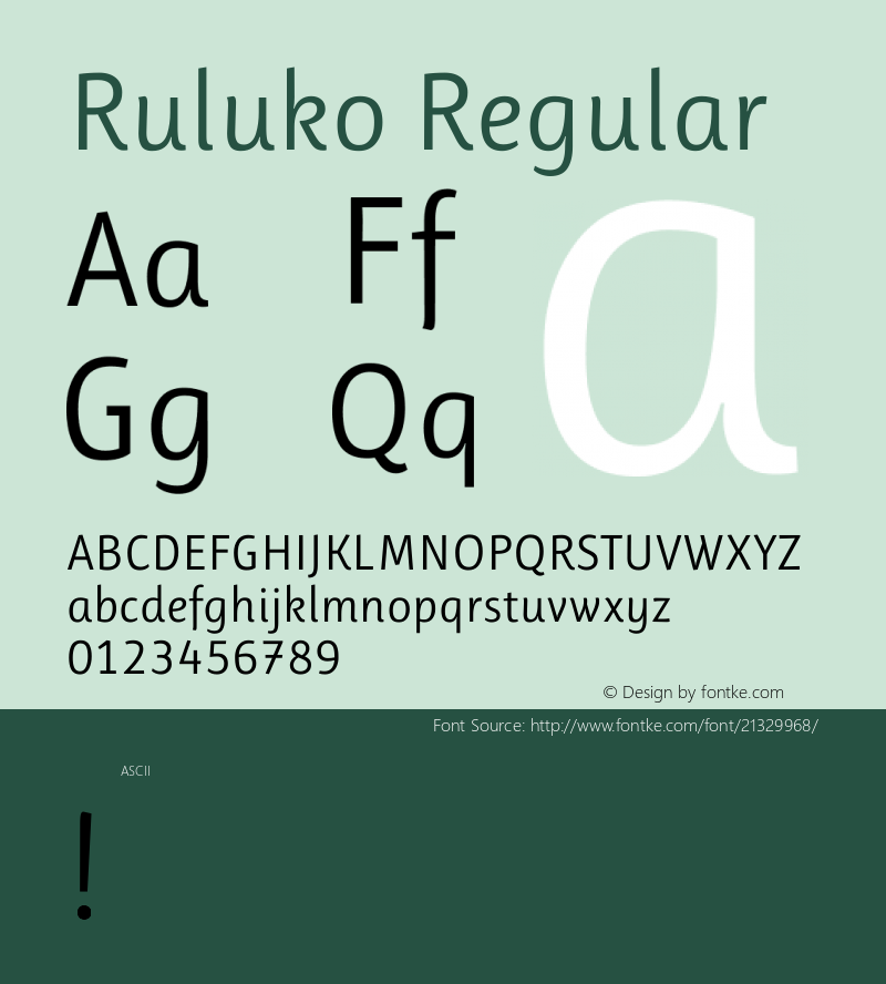 Ruluko Version 1.0图片样张