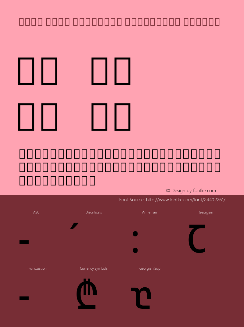 Noto Sans Georgian Condensed Medium Version 2.000图片样张