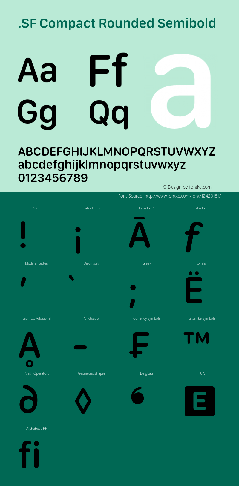 .SF Compact Rounded Semibold 11.0d3e2图片样张