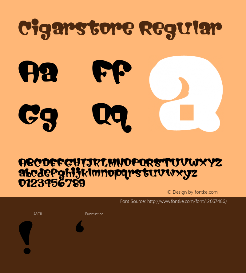 Cigarstore Regular Type Tool图片样张