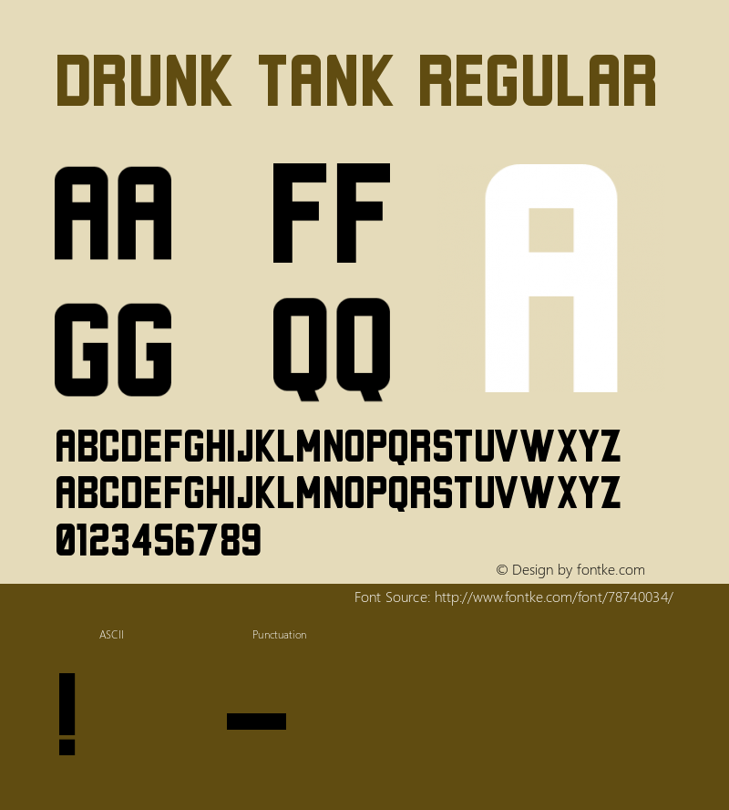 Drunk Tank Regular Version 1.000图片样张