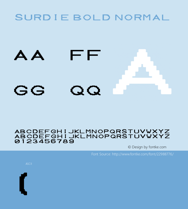 Surdie Bold 1图片样张