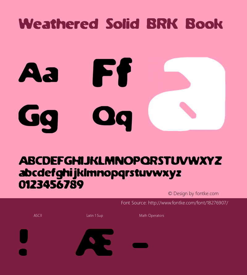 Weathered Solid BRK Book Version 2.21图片样张