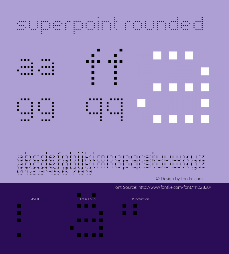 Superpoint rounded Version 001.000图片样张