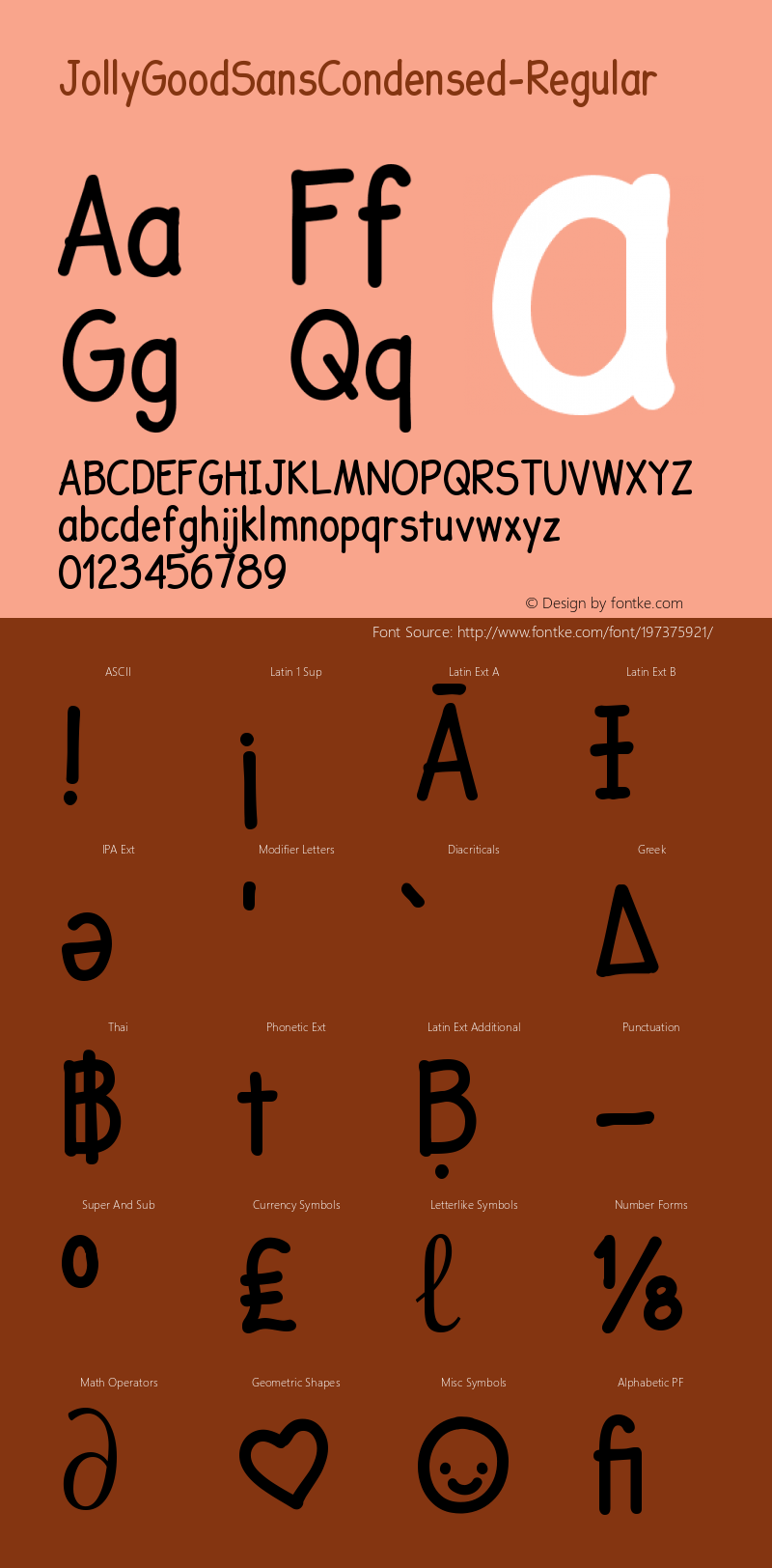 ☞JollyGood Sans Condensed Regular Version 1.0; ttfautohint (v1.5);com.myfonts.easy.pixilate.jolly-good-sans-condensed.regular.wfkit2.version.4Dvq图片样张