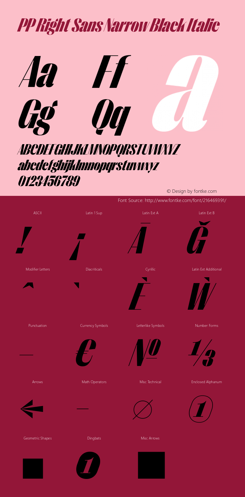 PP Right Sans Narrow Black Italic Version 1.000 | web-ttf图片样张