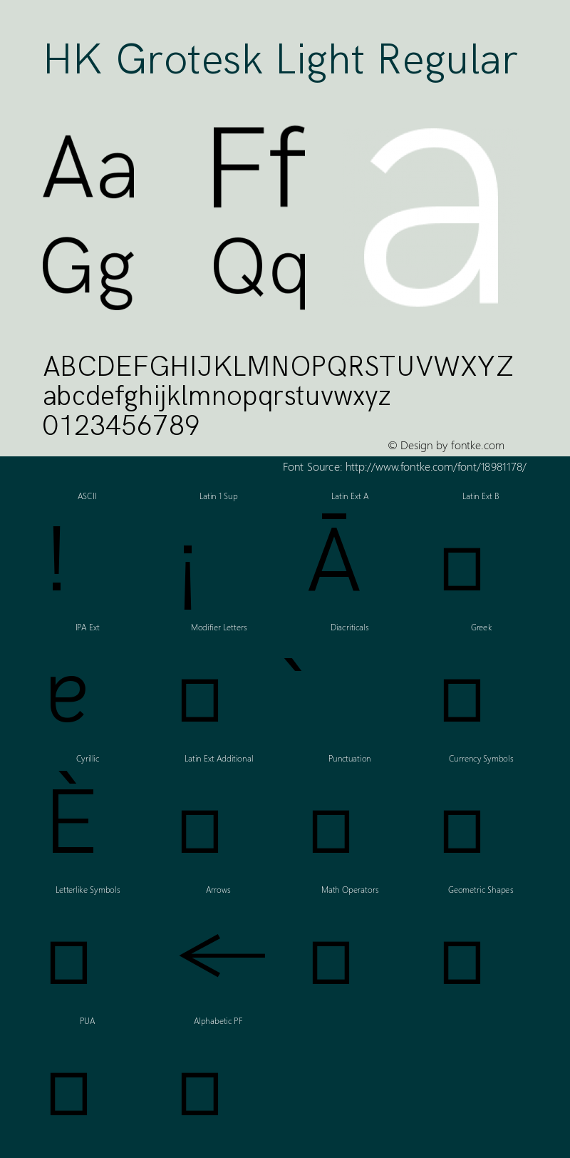 HK Grotesk Light Regular Version 1.045;PS 001.045;hotconv 1.0.88;makeotf.lib2.5.64775图片样张