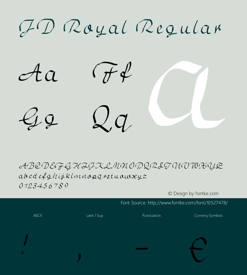 JD Royal Regular Version 1.0图片样张