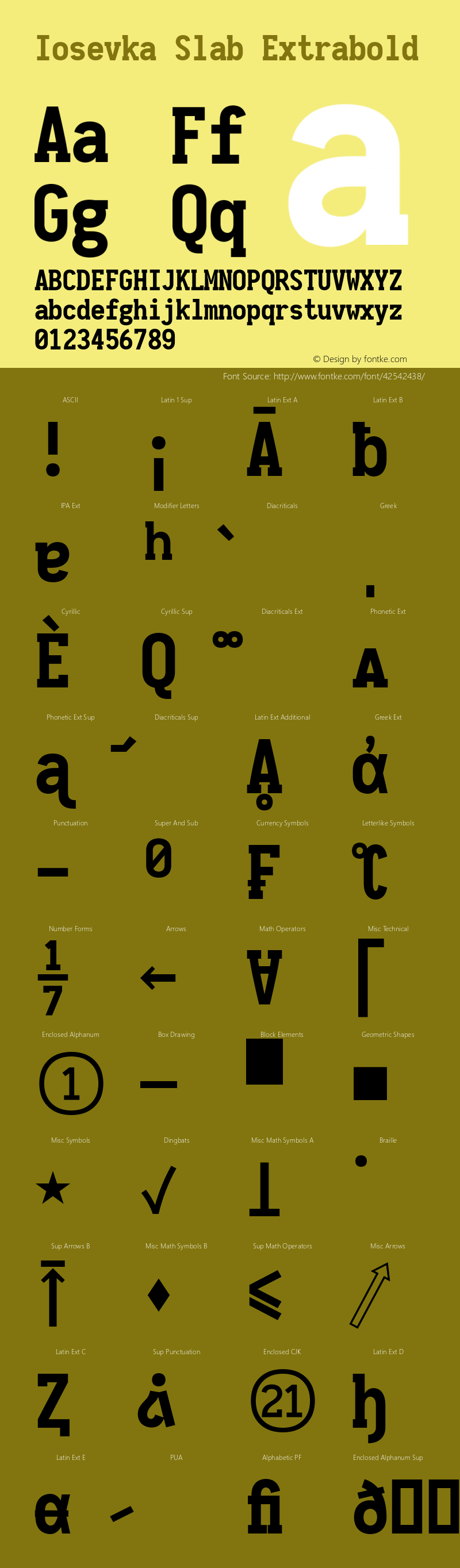 Iosevka Type Slab Extrabold 2.3.2; ttfautohint (v1.8.3)图片样张