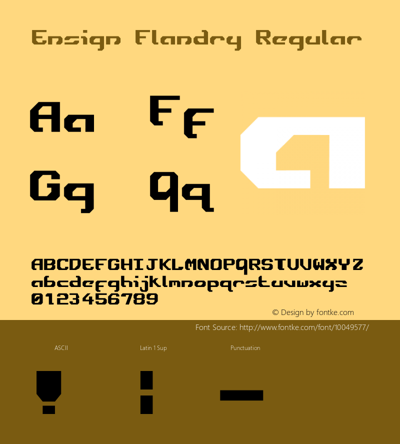 Ensign Flandry Regular 1图片样张