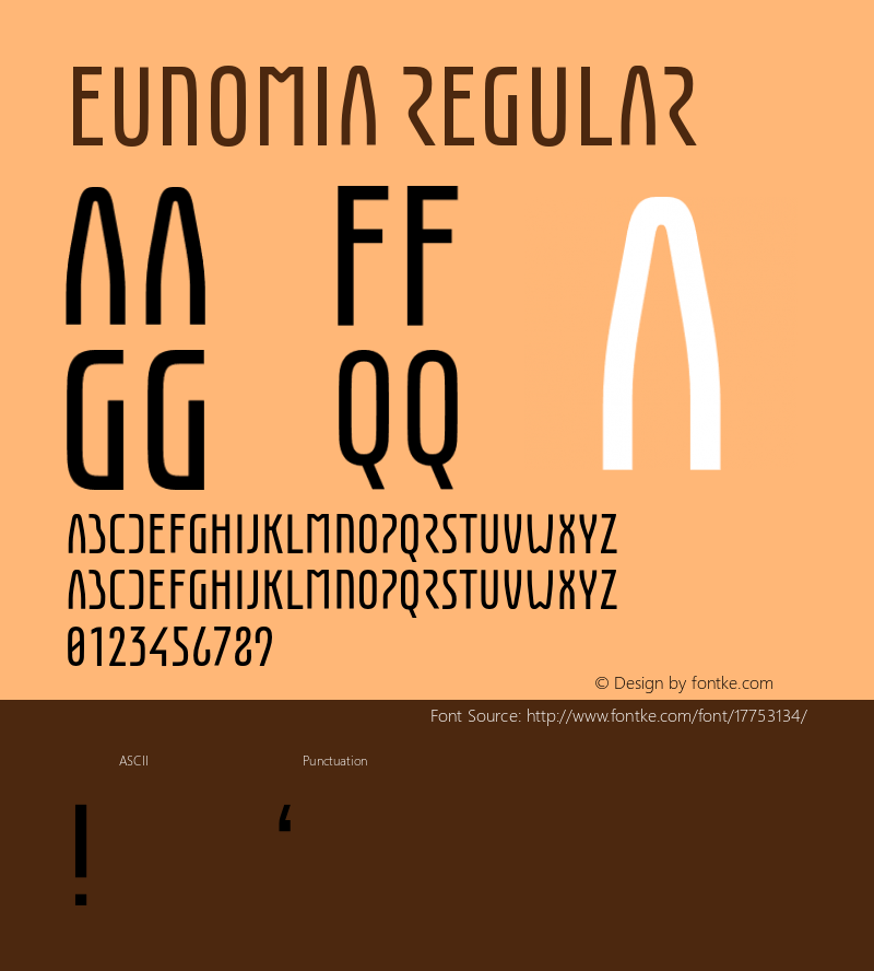 Eunomia Regular Version 0.200;PS 000.200;hotconv 1.0.88;makeotf.lib2.5.64775图片样张