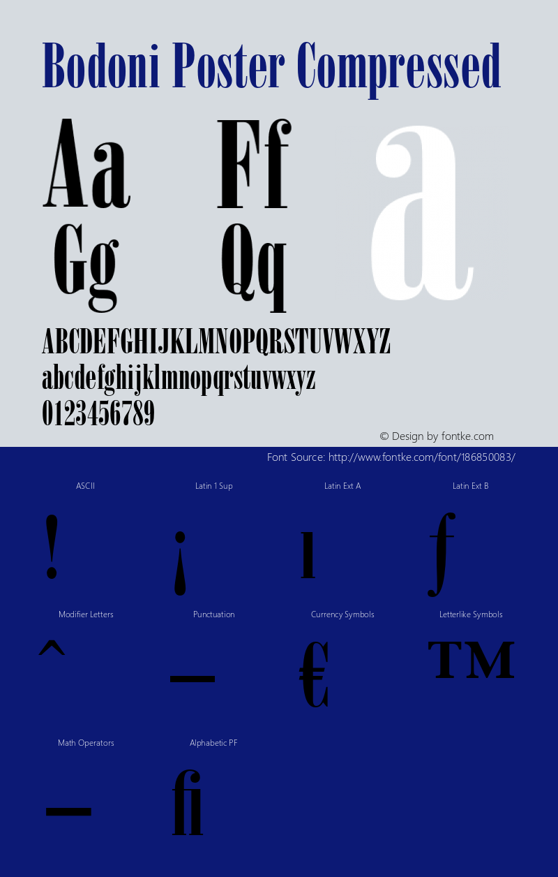 Bodoni-PosterCompressed 001.002图片样张