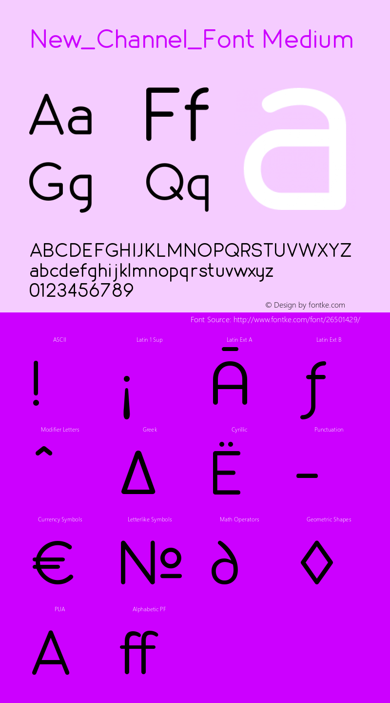 New_Channel_Font-Medium 001.000图片样张