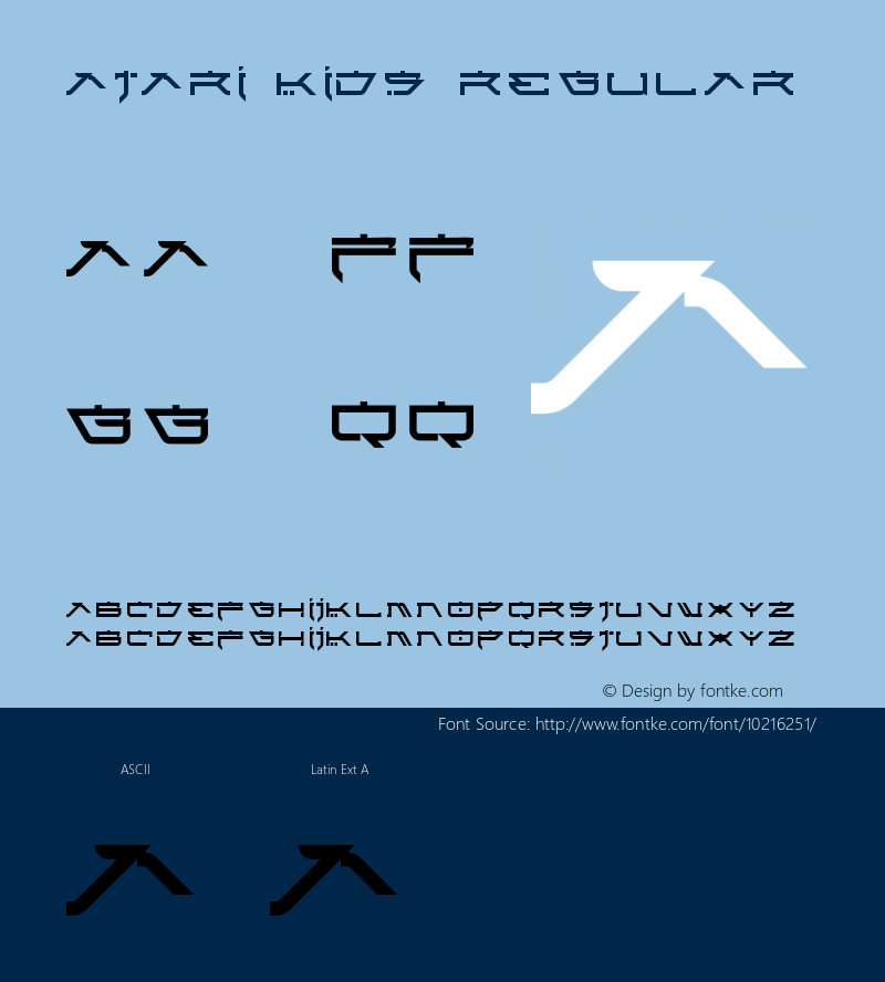 Atari Kids Regular Unknown图片样张