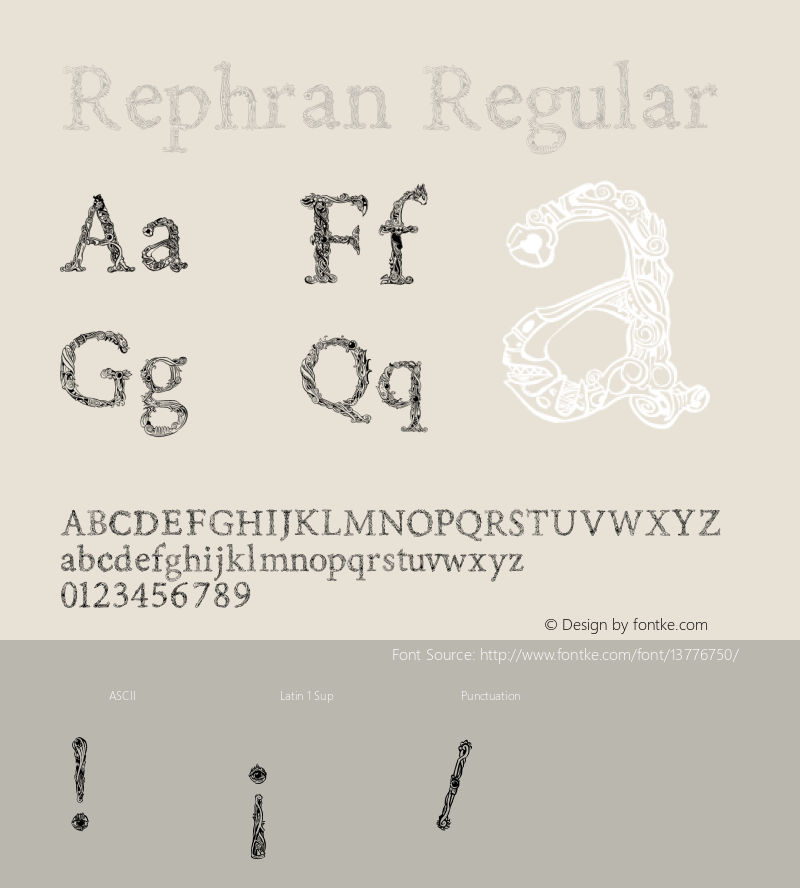 Rephran Regular Version 1.000图片样张