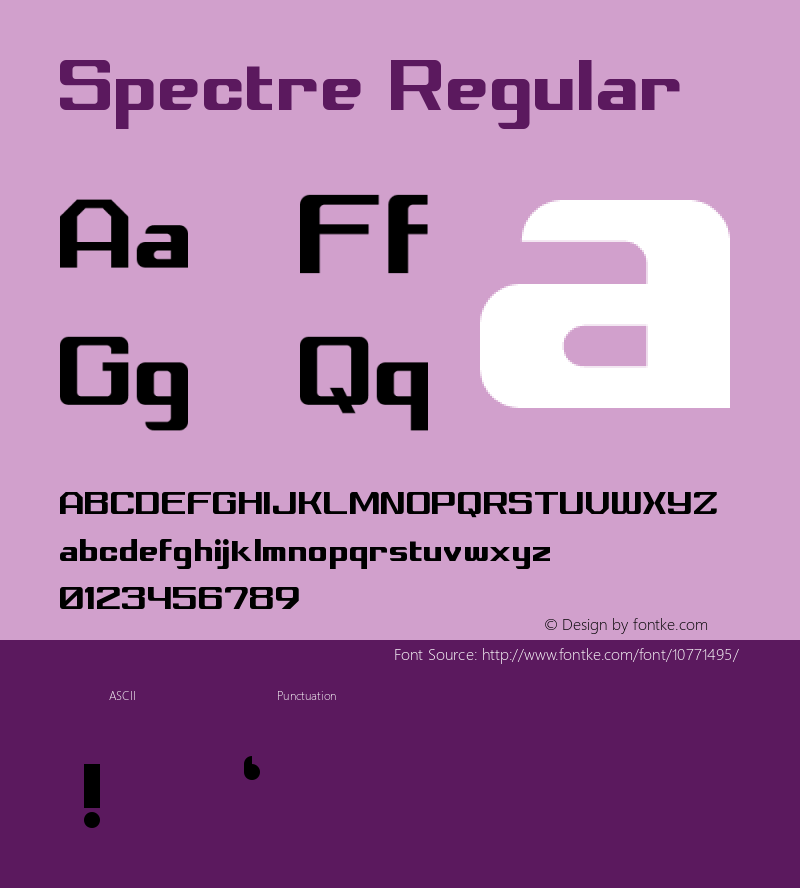 Spectre Regular Version 1.0图片样张
