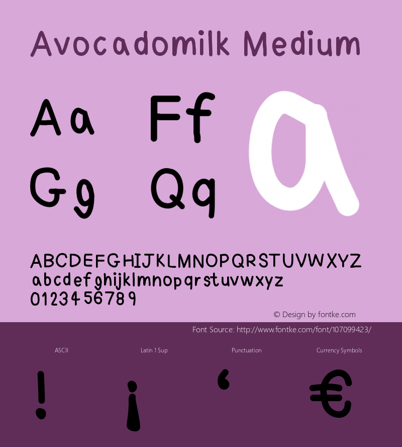 Avocadomilk Version 001.000图片样张