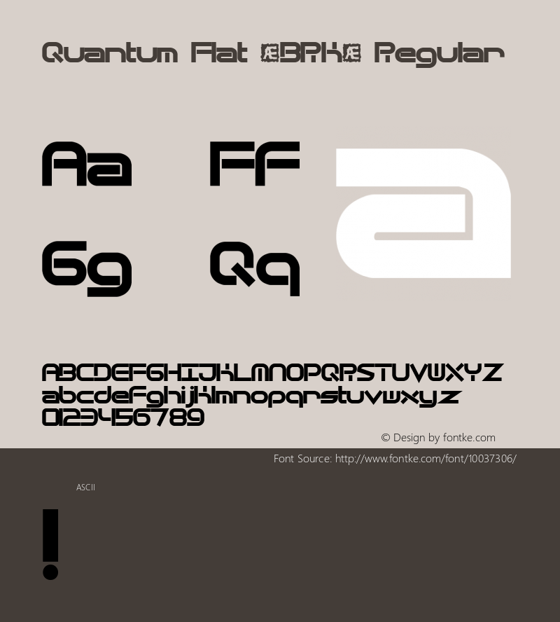 Quantum Flat (BRK) Regular Version 2.04图片样张