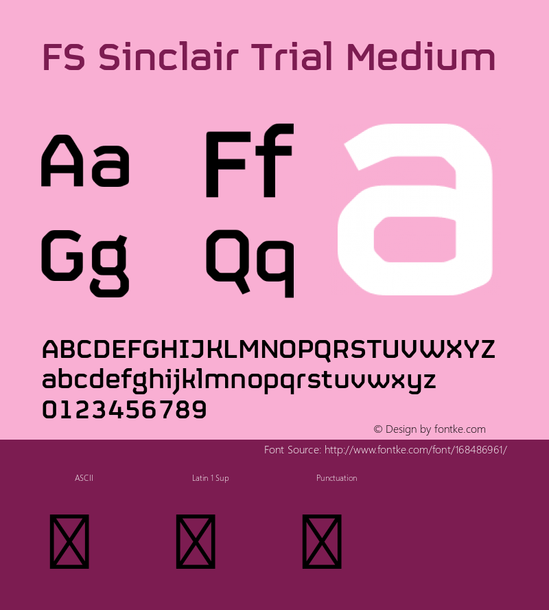 FSSinclair-Medium Trial Version 2.000图片样张