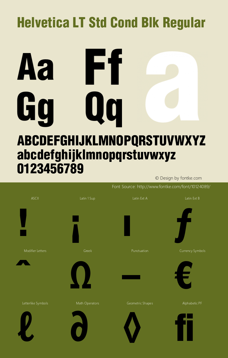 Helvetica LT Std Cond Blk Regular OTF 1.029;PS 003.000;Core 1.0.33;makeotf.lib1.4.1585图片样张
