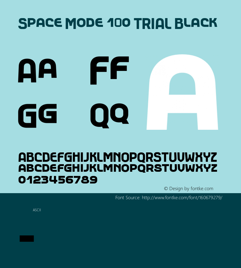 Space Mode 1.0 TRIAL Black Version 1.000;hotconv 1.0.109;makeotfexe 2.5.65596图片样张