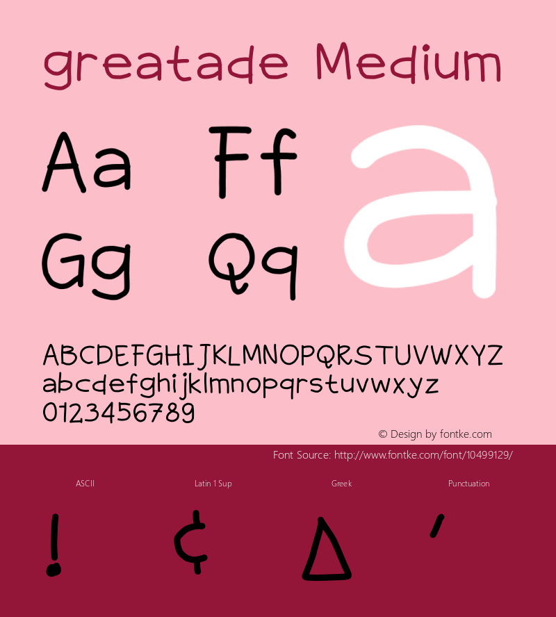 greatade Medium Version 1.0图片样张