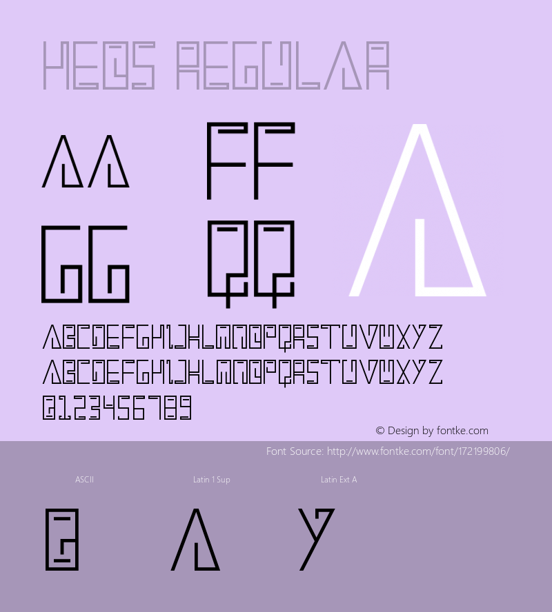 Heos Version 1.004;Fontself Maker 3.5.4图片样张
