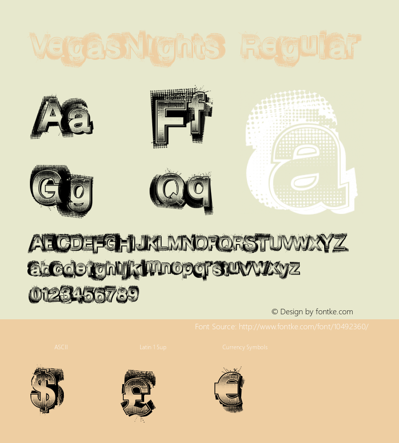 VegasNights Regular Version 1.00 July 10, 2013, initial release图片样张