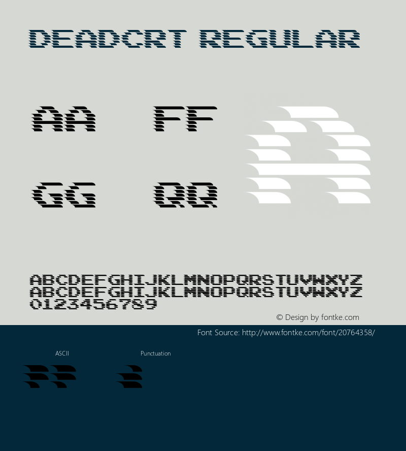 DEADCRT Regular Version 1.0图片样张