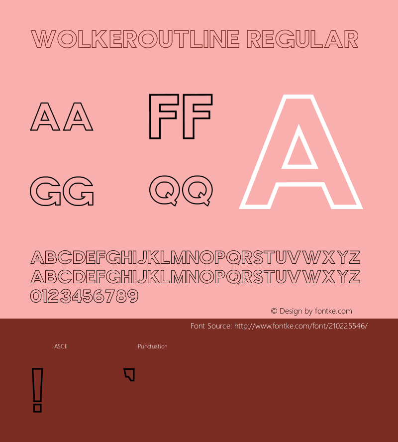 Wolkeroutline Version 001.000图片样张