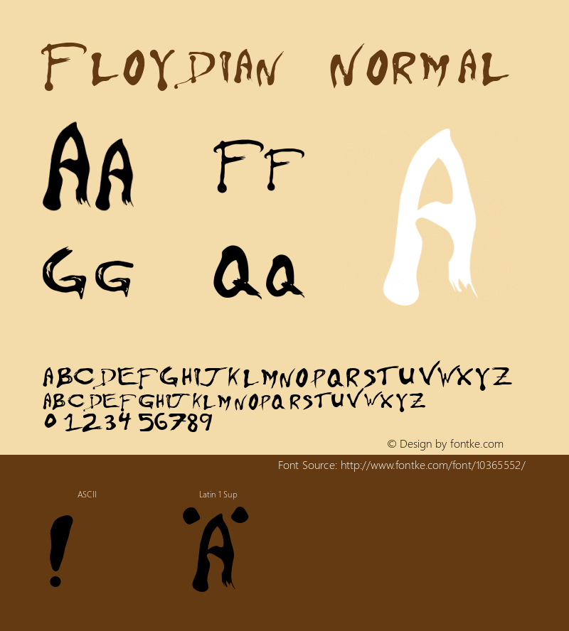 Floydian Normal 1.0 Fri Sep 08 19:33:24 1995图片样张