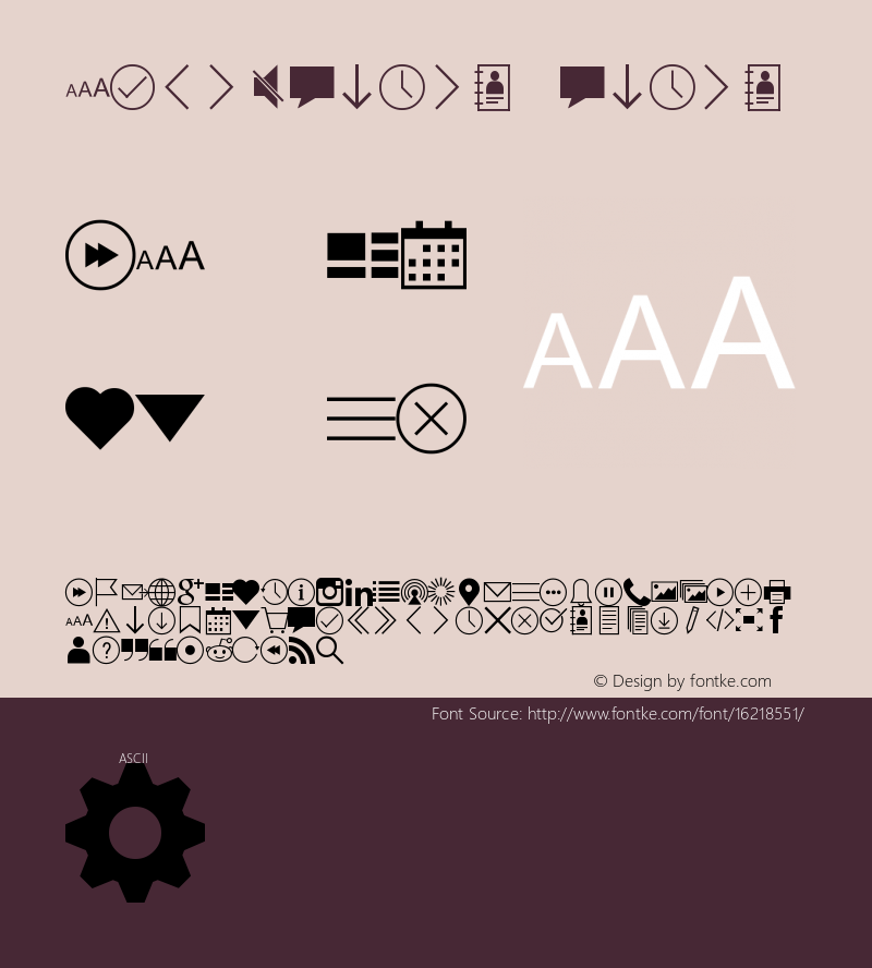 ajmn-icons icons Version 1.0图片样张