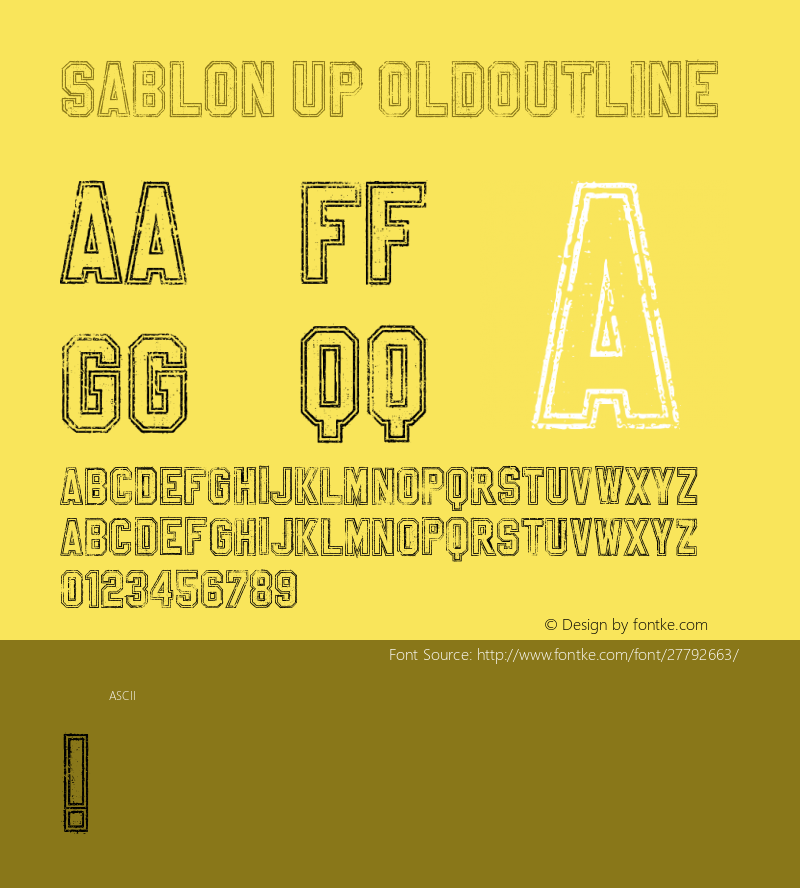 SablonUp-OutlineAlt Version 001.001图片样张