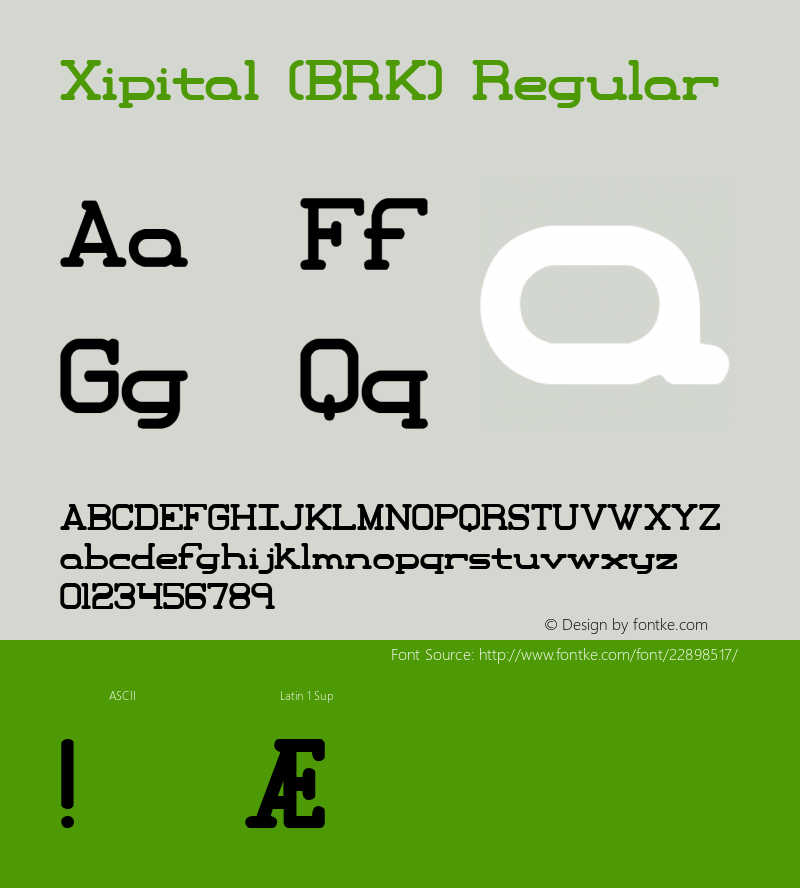 Xipital -BRK- Version 1.22图片样张