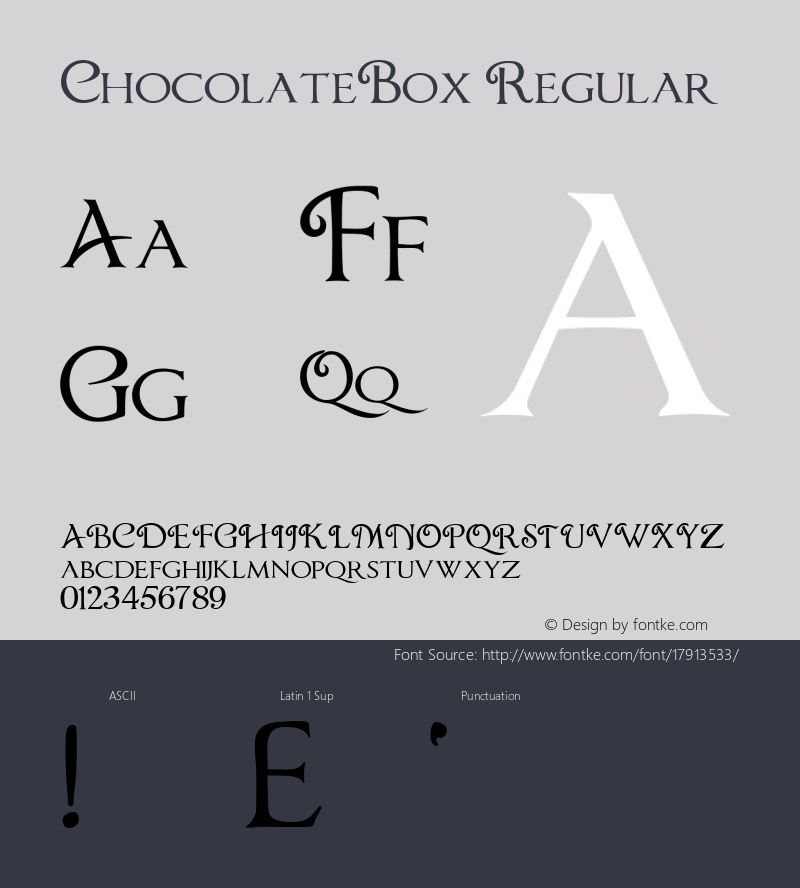 ChocolateBox Regular 001.003图片样张